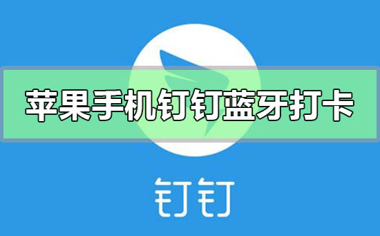 蘋(píng)果手機(jī)釘釘怎么藍(lán)牙打卡