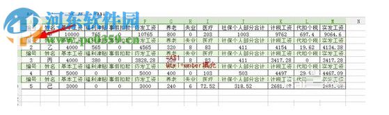 Excel工資表制作成工資條的方法