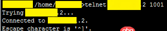 linux系統用telnet發自定義報文