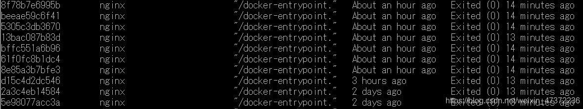 docker批量啟動(dòng)關(guān)閉所有容器的操作