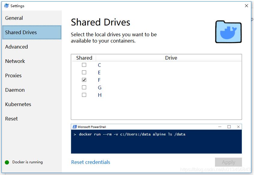 docker 設(shè)置windows存儲路徑的操作