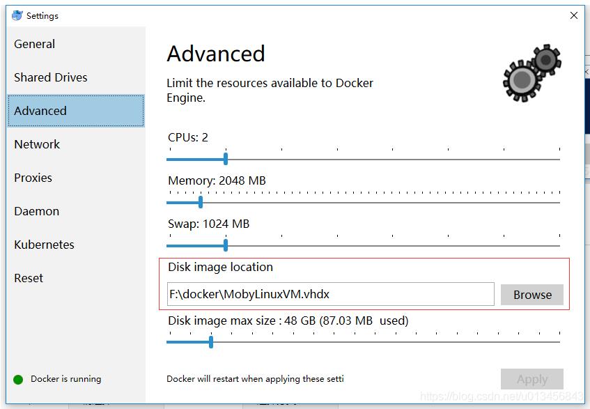 docker 設(shè)置windows存儲路徑的操作