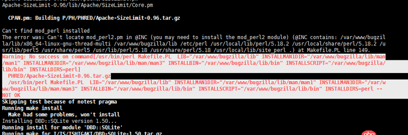 apache - ubuntu環(huán)境下安裝bugzilla，執(zhí)行成功，但是訪問時(shí)候出現(xiàn)404 not found