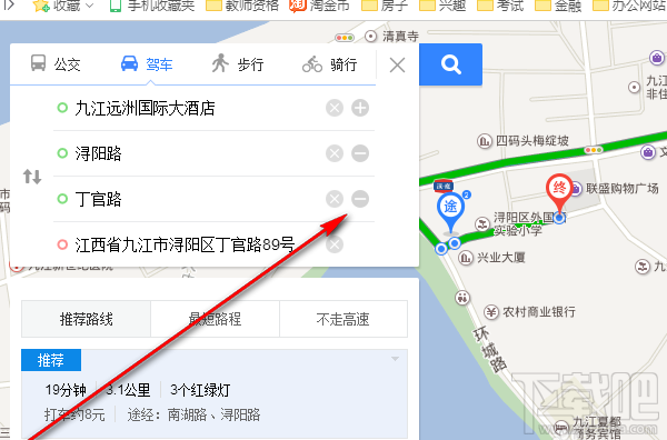 百度手機(jī)地圖路線手動(dòng)設(shè)置地圖路線方法