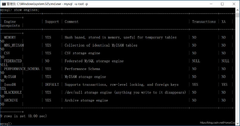 MySQL 事務autocommit自動提交操作