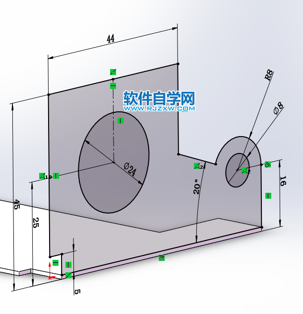 過(guò)程很簡(jiǎn)單的鈑金圖用SolidWorks畫