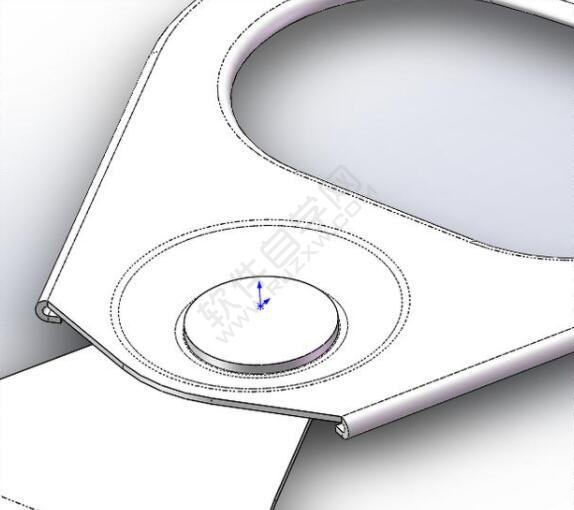 易拉罐拉環(huán)鈑金零件怎么用SolidWorks畫