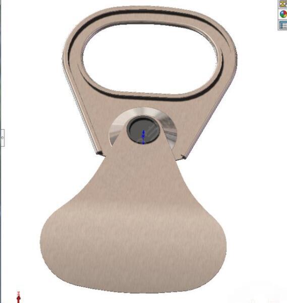 易拉罐拉環(huán)鈑金零件怎么用SolidWorks畫