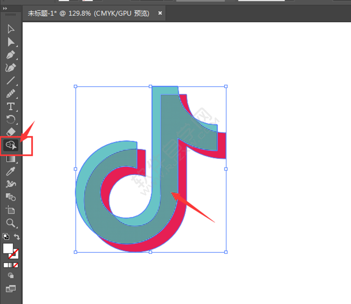 ai怎么設計抖音LOGO