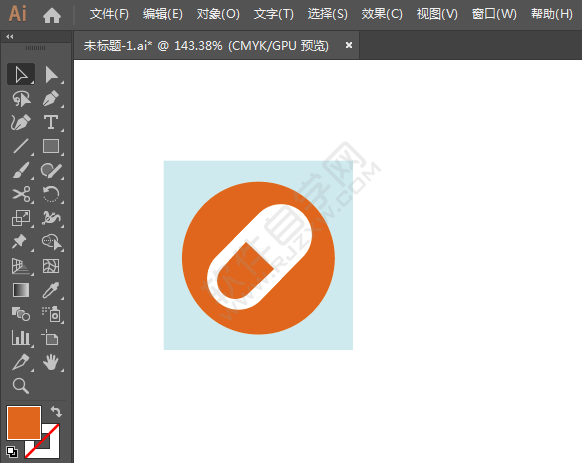 ai繪制藥店標(biāo)識的方法