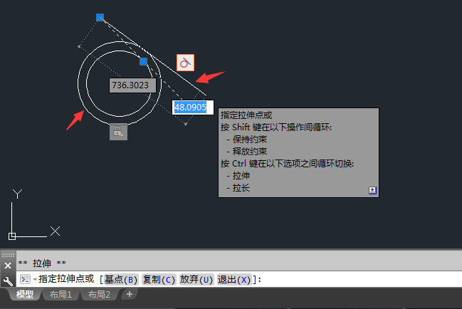 cad怎么固定約束對象