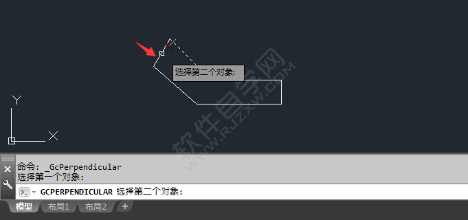 cad怎么垂直約束