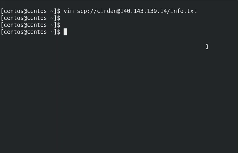 在Linux系統(tǒng)中使用Vim讀寫遠(yuǎn)程文件的命令詳解