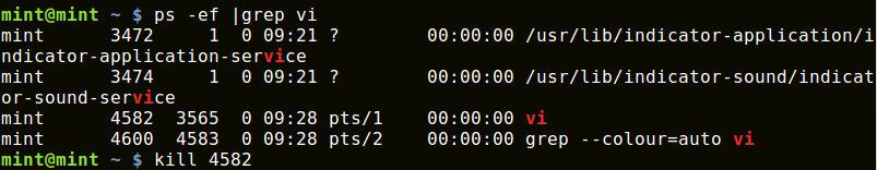 12個linux進程管理命令介紹