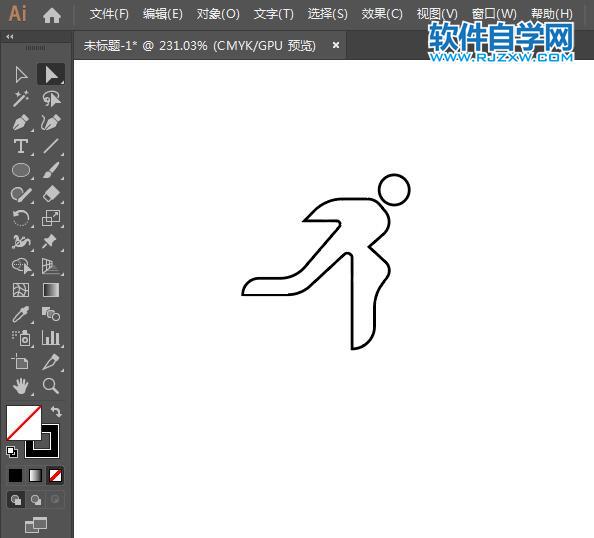 ai設(shè)計(jì)禁止跑動(dòng)標(biāo)識(shí)教程