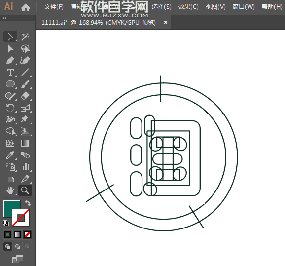 ai怎么畫手機淘寶圖標(biāo)