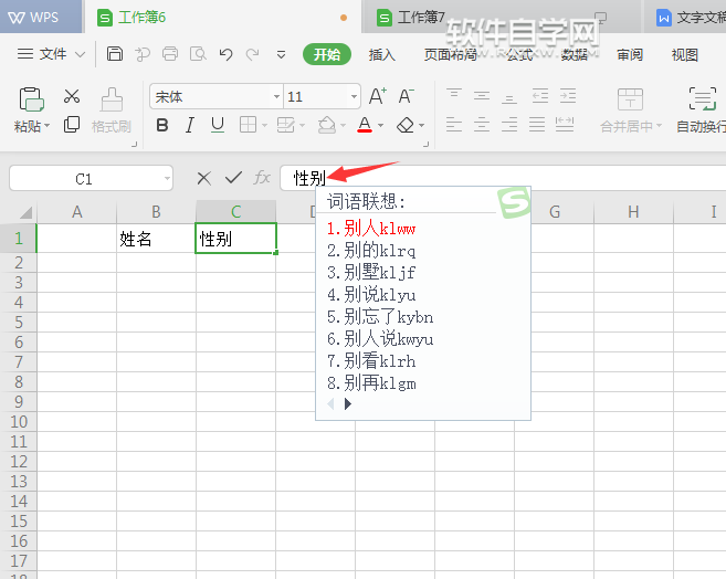 WPS單元格怎么輸入文字內(nèi)容