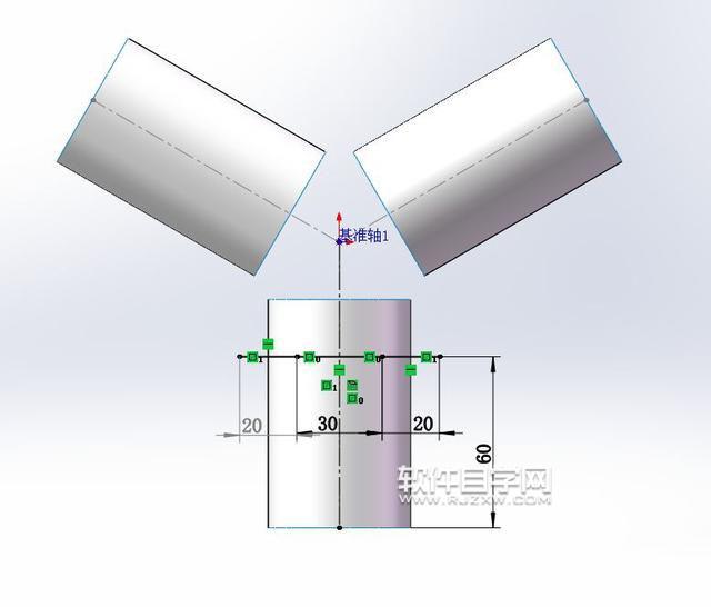 SolidWorks曲面填充和加厚縫合畫管道
