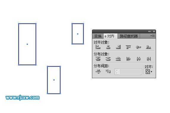 AI垂直居中對(duì)齊怎么使用