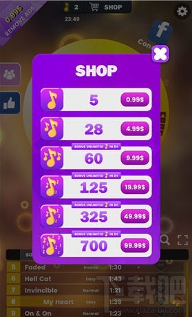 facedance怎么選歌?facedance不能選歌的原因