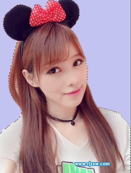 PS結(jié)合SAI把美女轉(zhuǎn)仿手繪效果