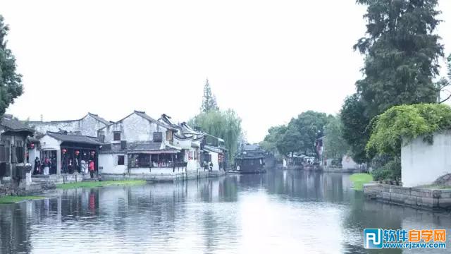 PS處理2組風(fēng)景圖片成水墨畫效果
