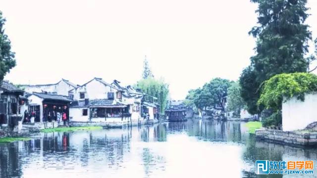 PS處理2組風(fēng)景圖片成水墨畫效果