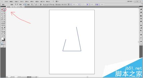 怎么教你用IllustratorCS5的連接和平均命令畫等腰三角形
